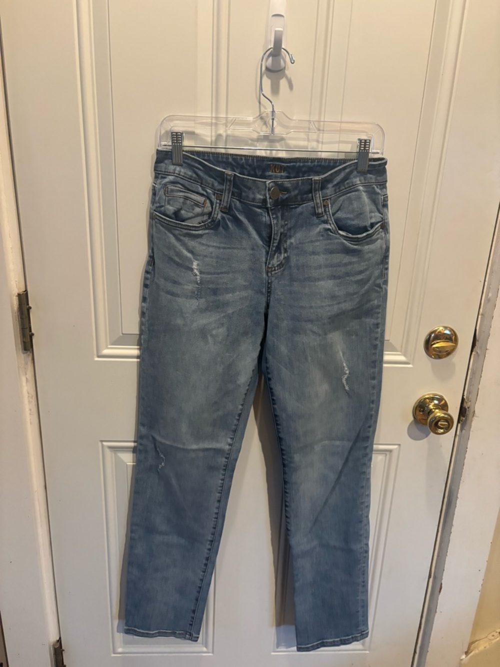 Kut from the Kloth Light Blue Straight Leg Jeans
